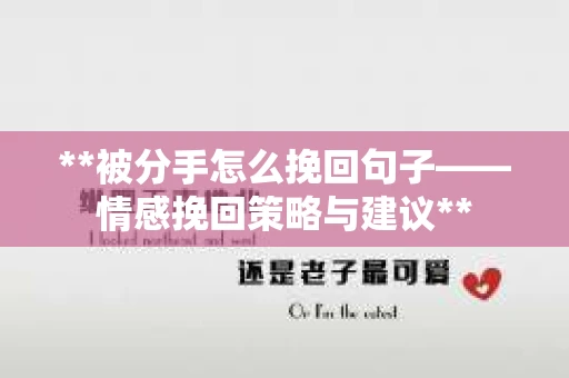 **被分手怎么挽回句子——情感挽回策略与建议**