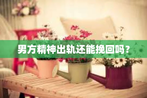 男方精神出轨还能挽回吗？