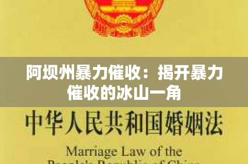 阿坝州暴力催收：揭开暴力催收的冰山一角
