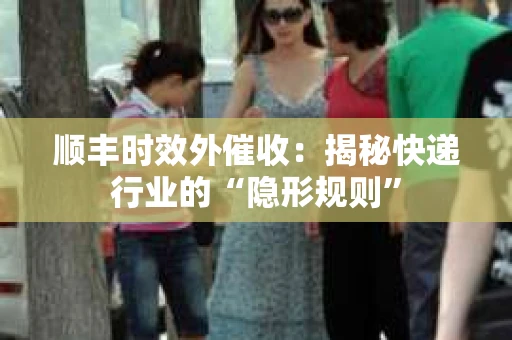 顺丰时效外催收：揭秘快递行业的“隐形规则”