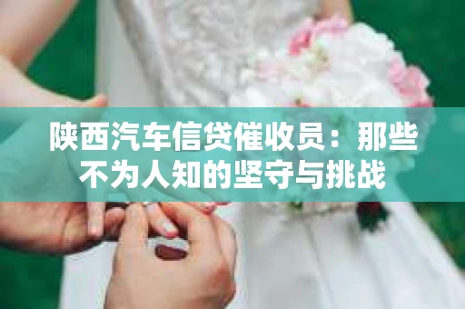 陕西汽车信贷催收员：那些不为人知的坚守与挑战
