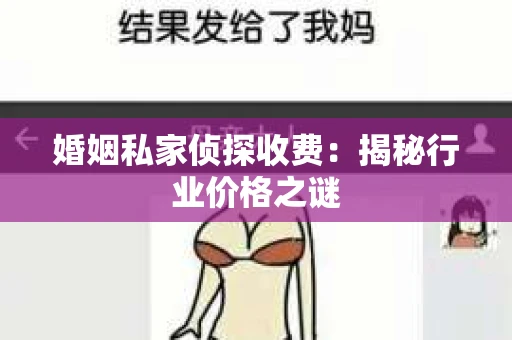 婚姻私家侦探收费:揭秘行业价格之谜 婚姻私家侦探收费:揭秘行业价格之谜