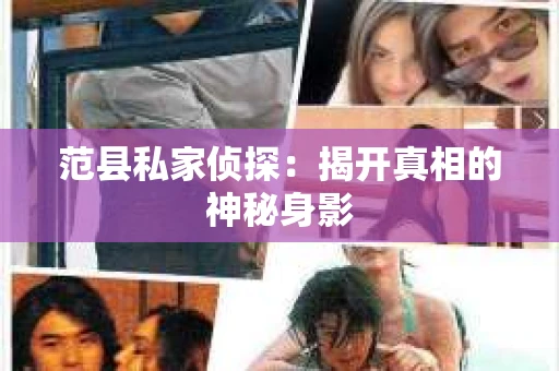 范县私家侦探：揭开真相的神秘身影