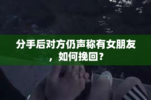 分手后对方仍声称有女朋友，如何挽回？