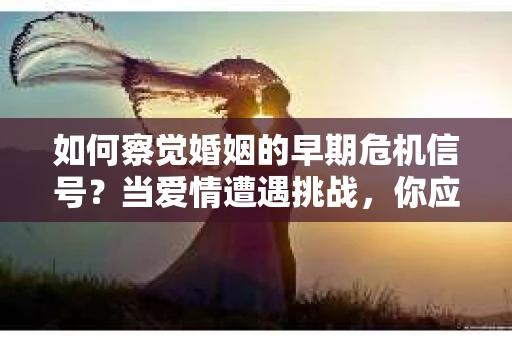 如何察觉婚姻的早期危机信号？当爱情遭遇挑战，你应该怎么办？
