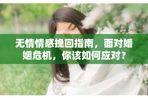 无情情感挽回指南，面对婚姻危机，你该如何应对？