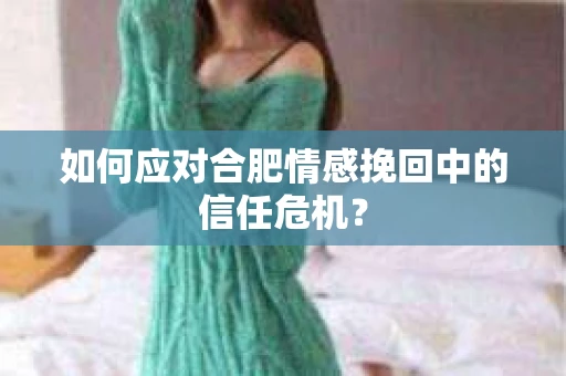 如何应对合肥情感挽回中的信任危机？