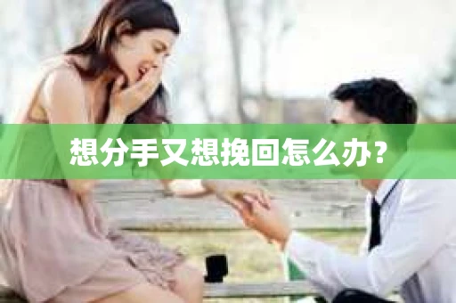 想分手又想挽回怎么办？
